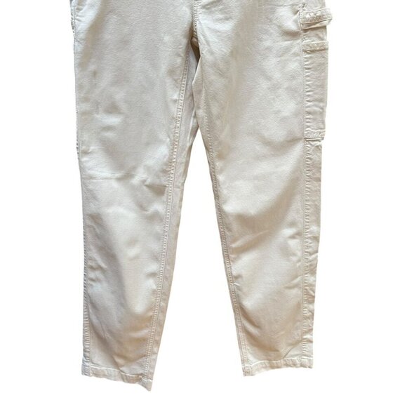 American Eagle‎ Stretch Cream Cargo Pants Lagenlook Boho Women's Size 2 - Picture 3 of 9